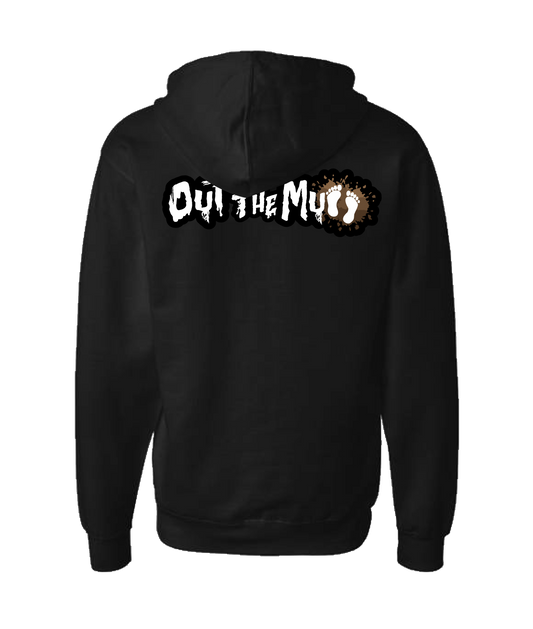 V-04ATOP - OUT THE MUD - Black Zip Up Hoodie