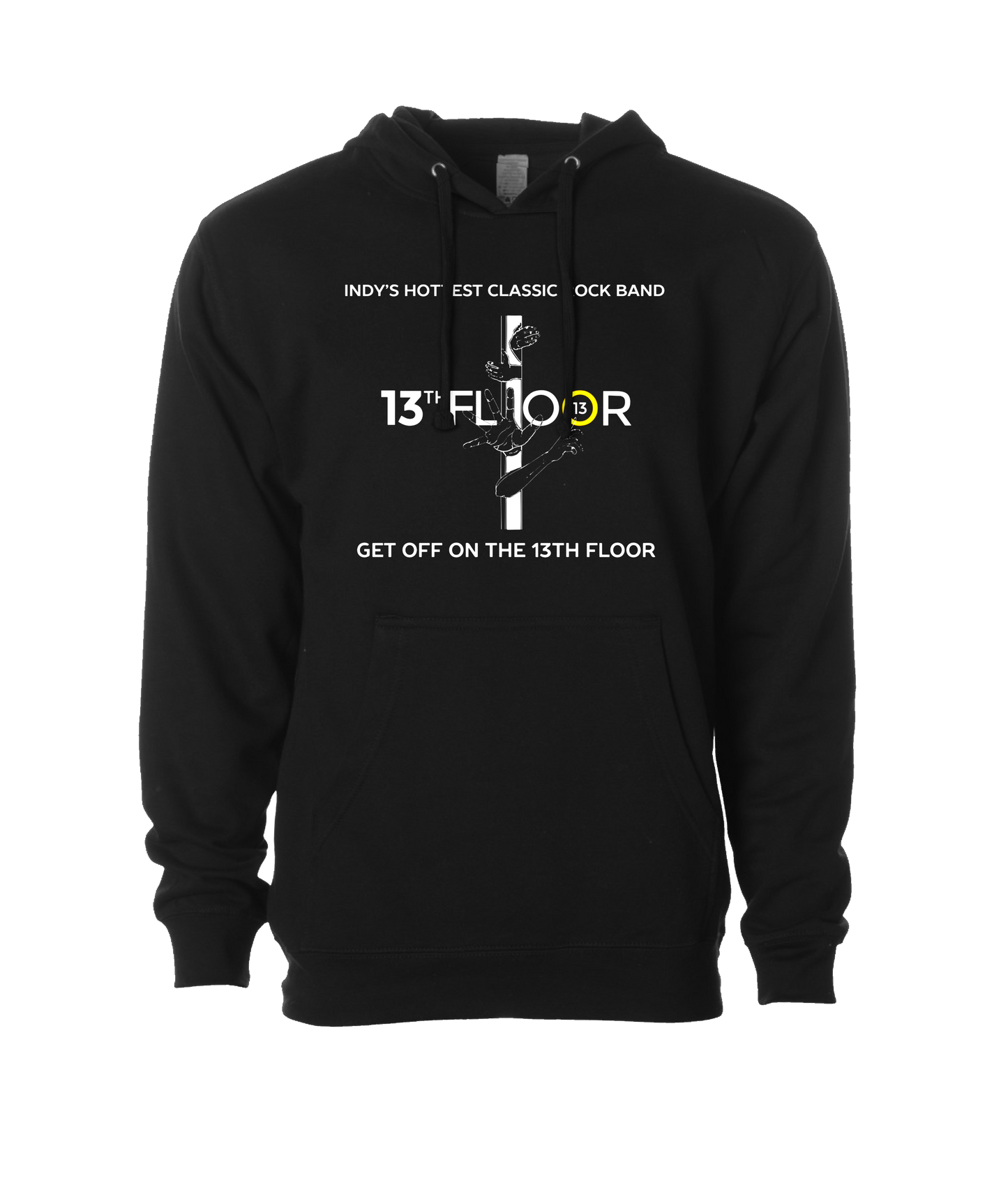 V-13 - DESIGN 1 - Black Hoodie