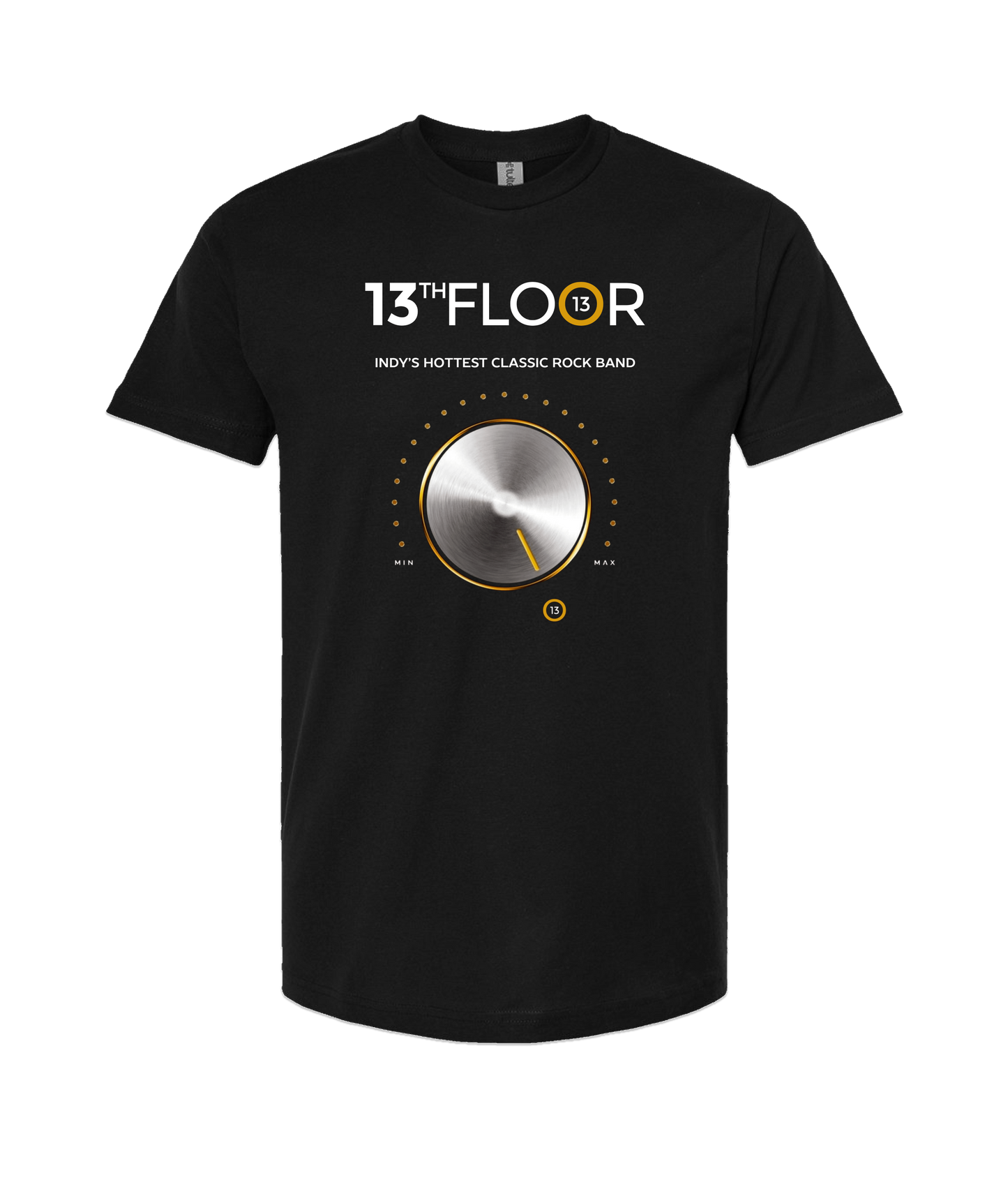 13th Floor Band Indy - Knob - Black T Shirt
