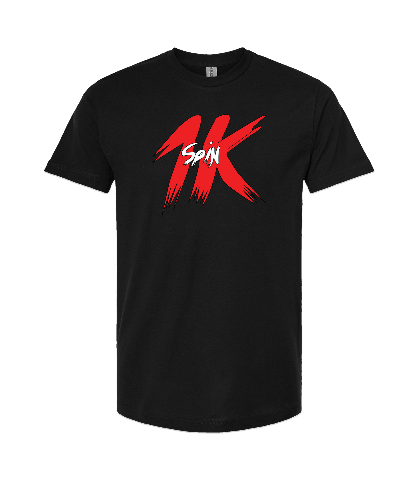 1k Spin - Logo - Black T-Shirt
