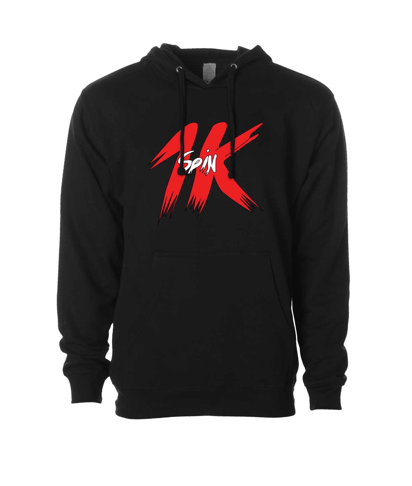 1k Spin - Logo - Black Hoodie