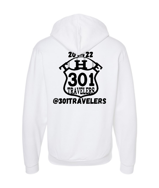 The 301 Traveler's - Highway 301 - White Zip Hoodie