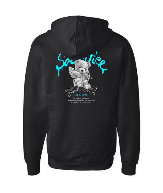 V-3WBTOP - Urban World - Black Zip Up Hoodie