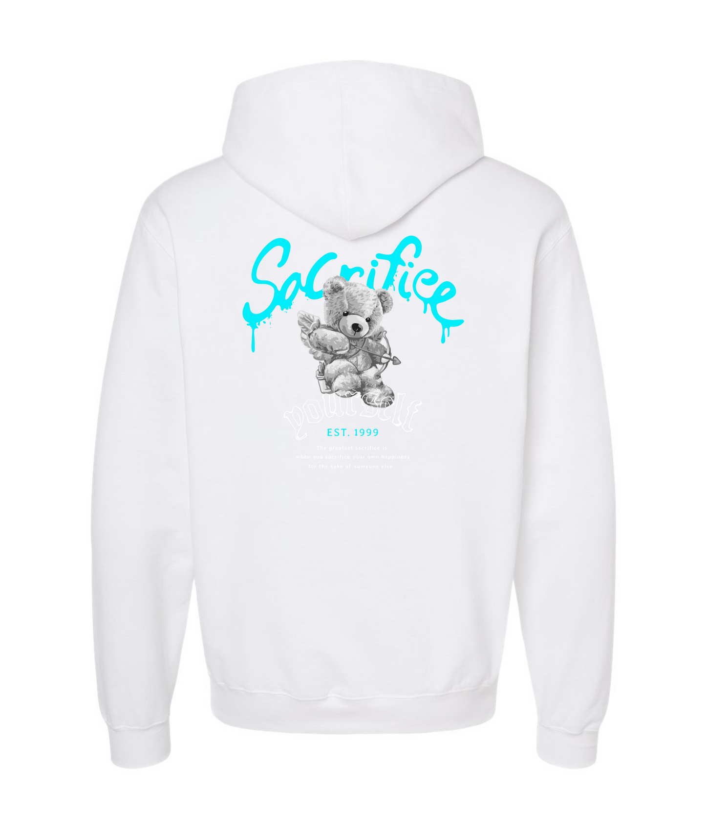 V-3WBTOP - Urban World - White Hoodie