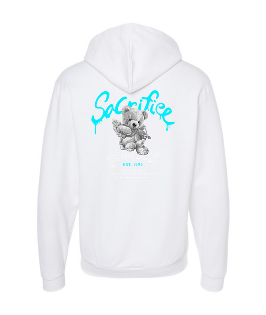 V-3WBTOP - Urban World - White Zip Up Hoodie
