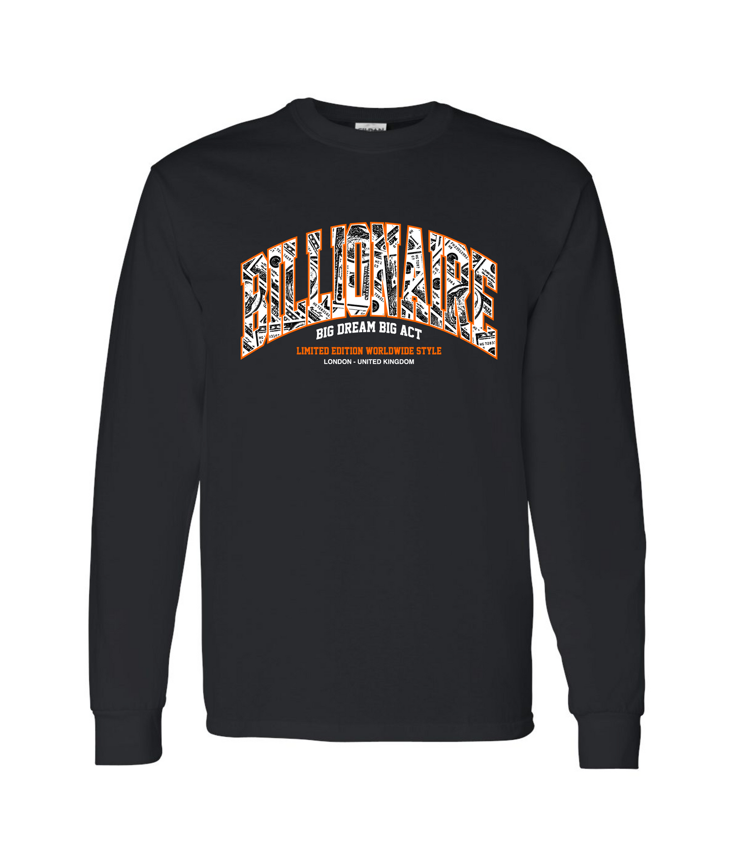 3 World Brand - No Rules Boys' - Black Long Sleeve T