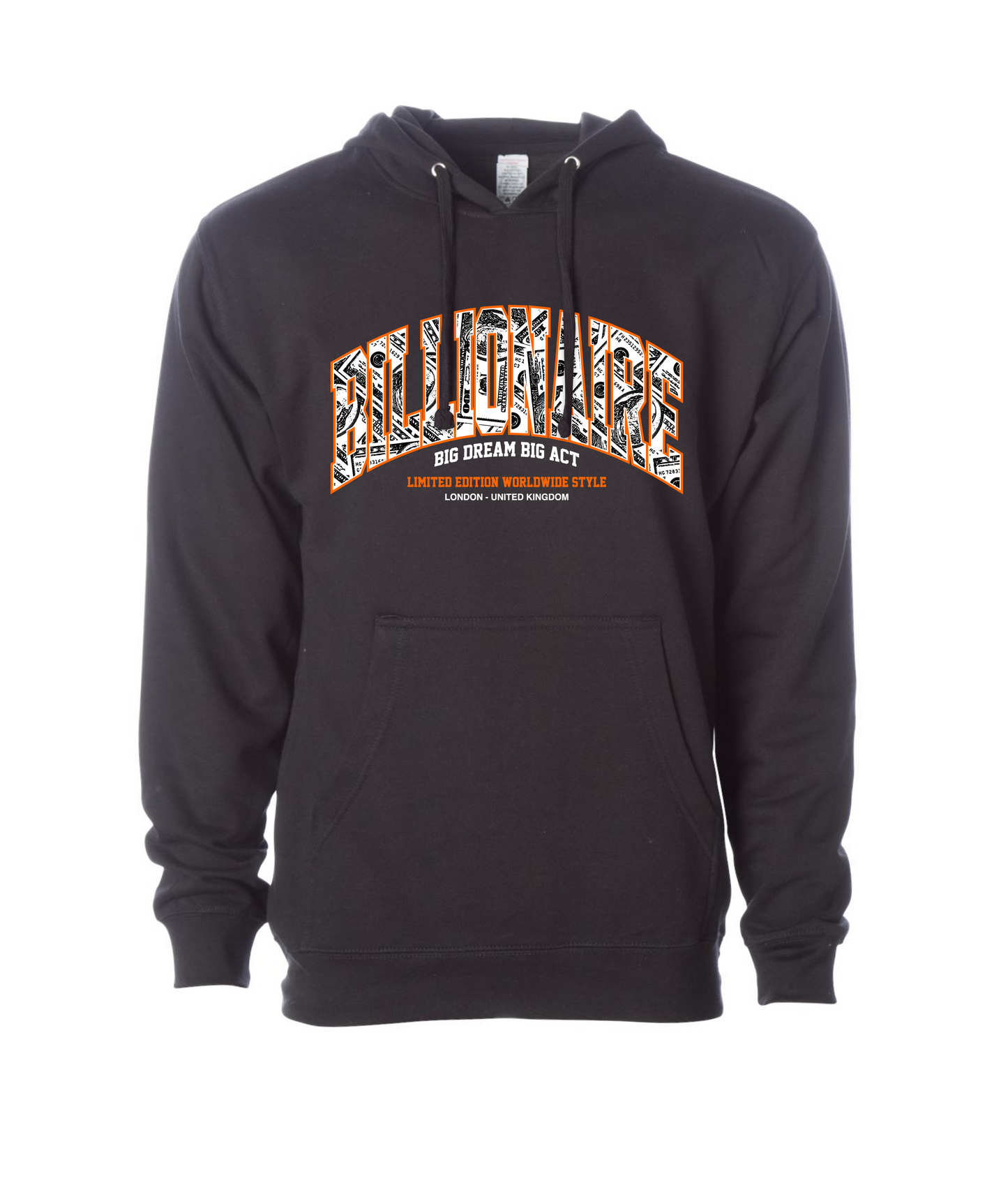 3 World Brand - No Rules Boys' - Black Hoodie