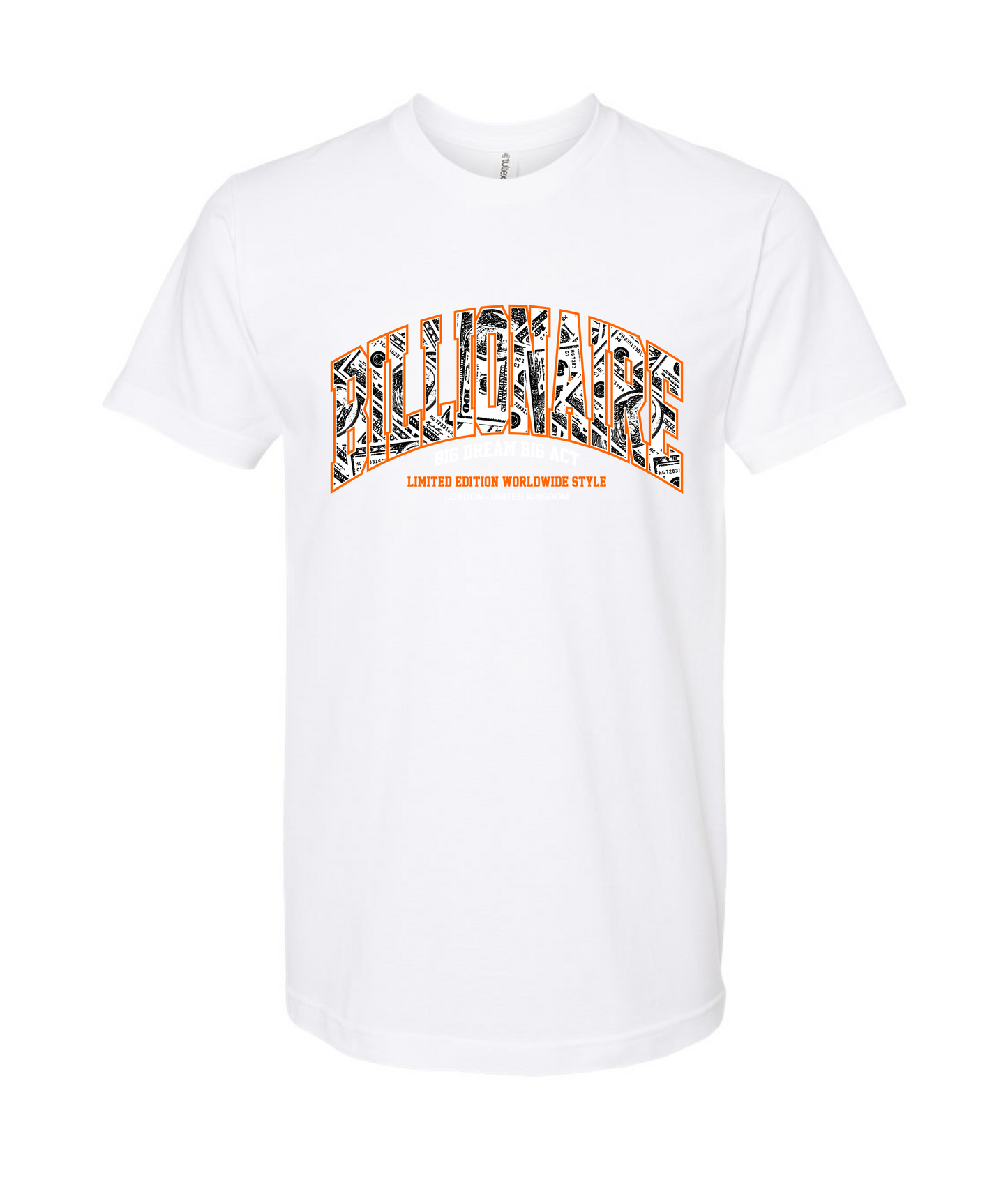 3 World Brand - No Rules Boys' - White T Shirt