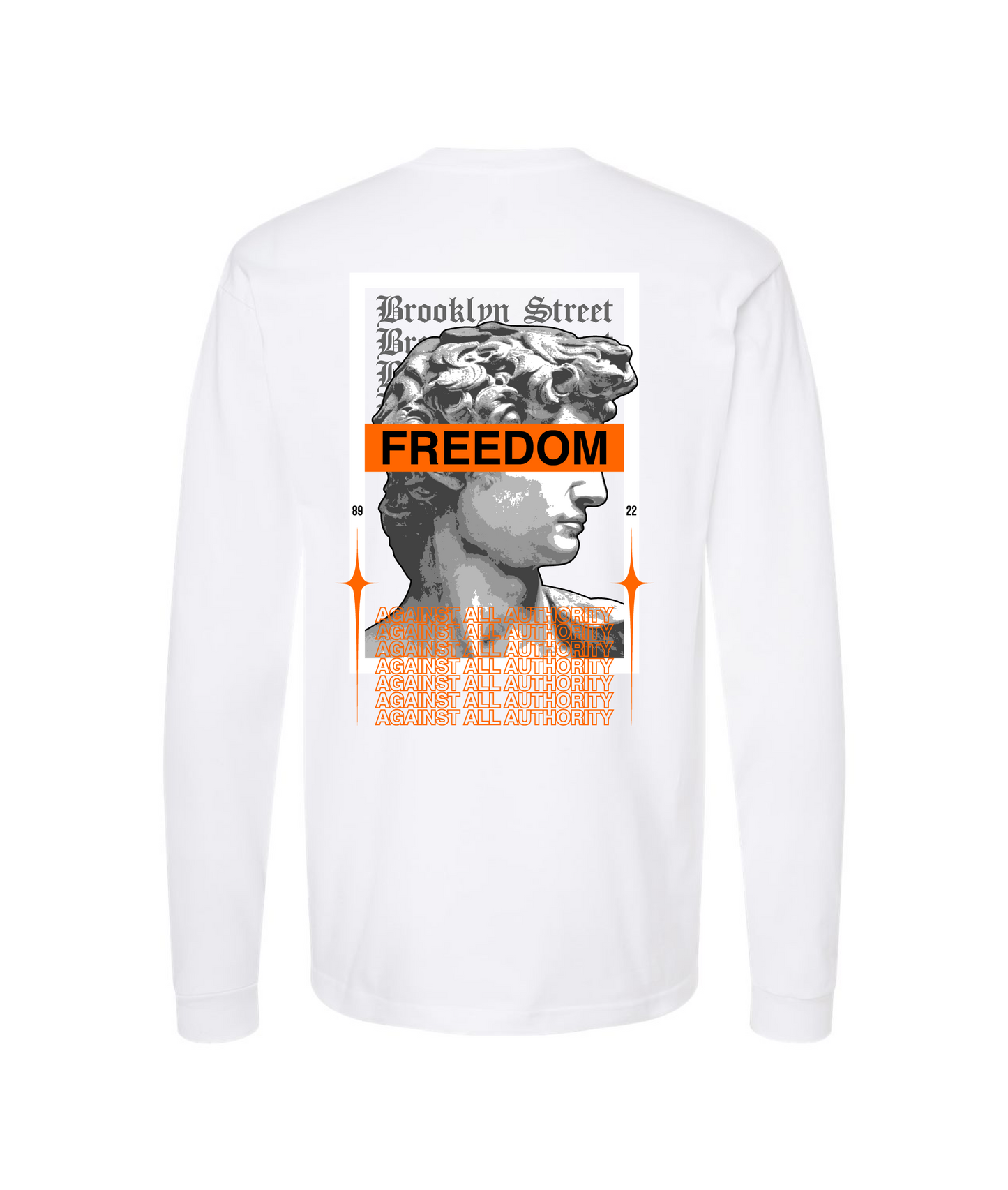 3 World Brand - No Rules Boys' - White Long Sleeve T