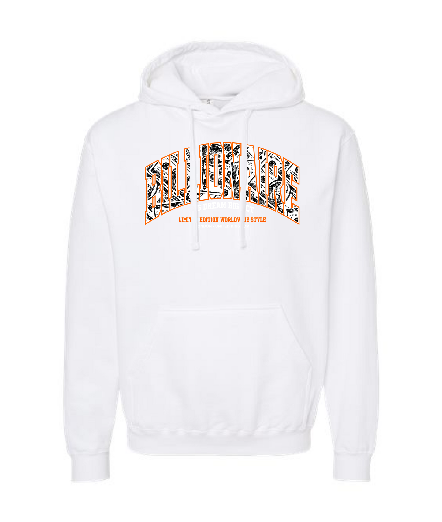 3 World Brand - No Rules Boys' - White Hoodie