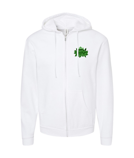 FOUR20 THE GREAT - 420TG - White Zip Up Hoodie