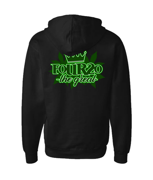 FOUR20 THE GREAT - 420TG - Black Zip Up Hoodie