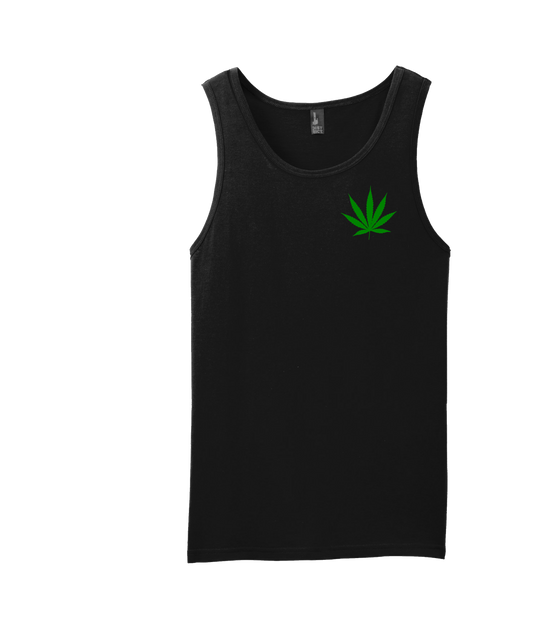 4evaGood - Cannabis Leaf - Black Tank Top