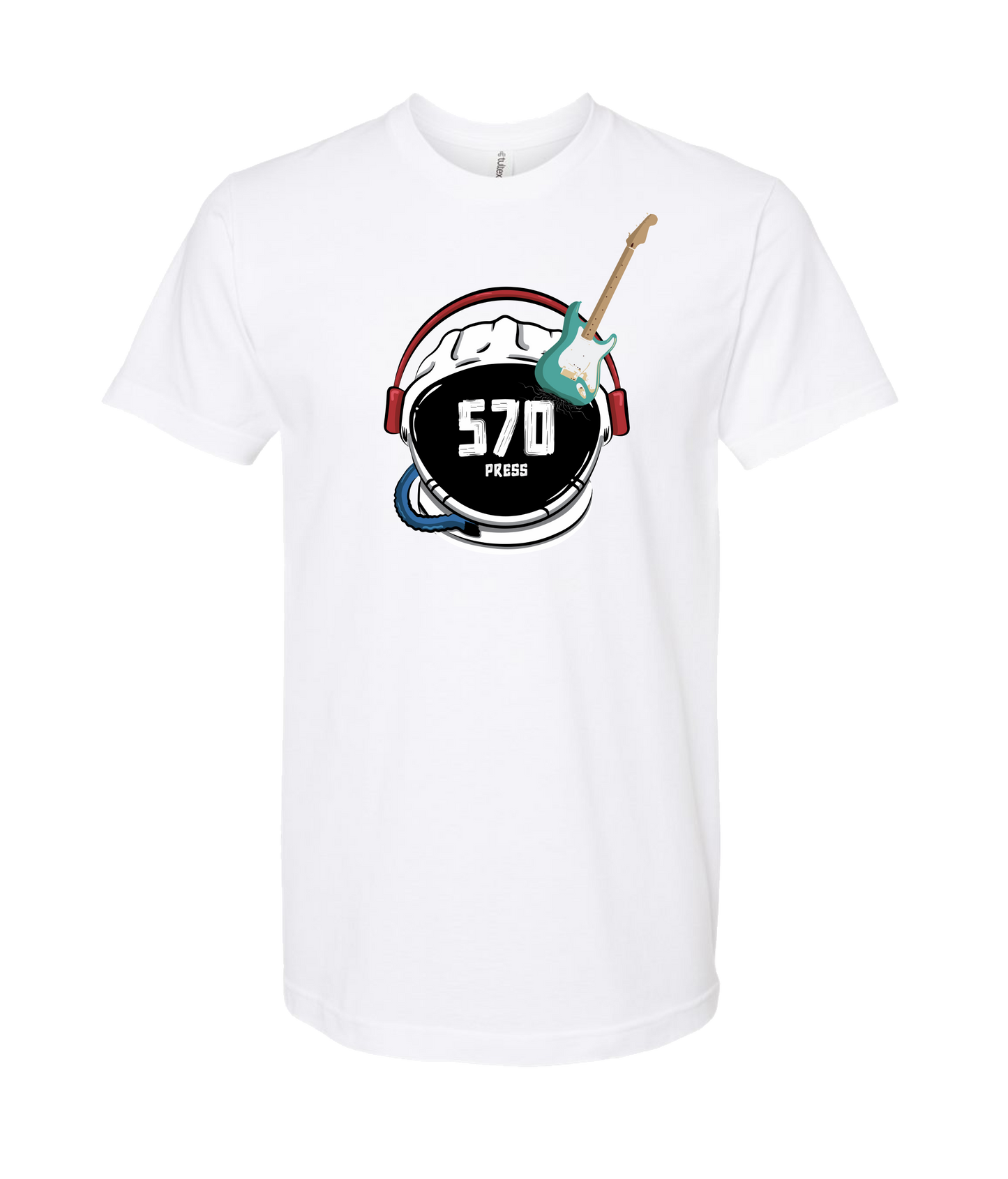 570-Press - Logo - White T-Shirt
