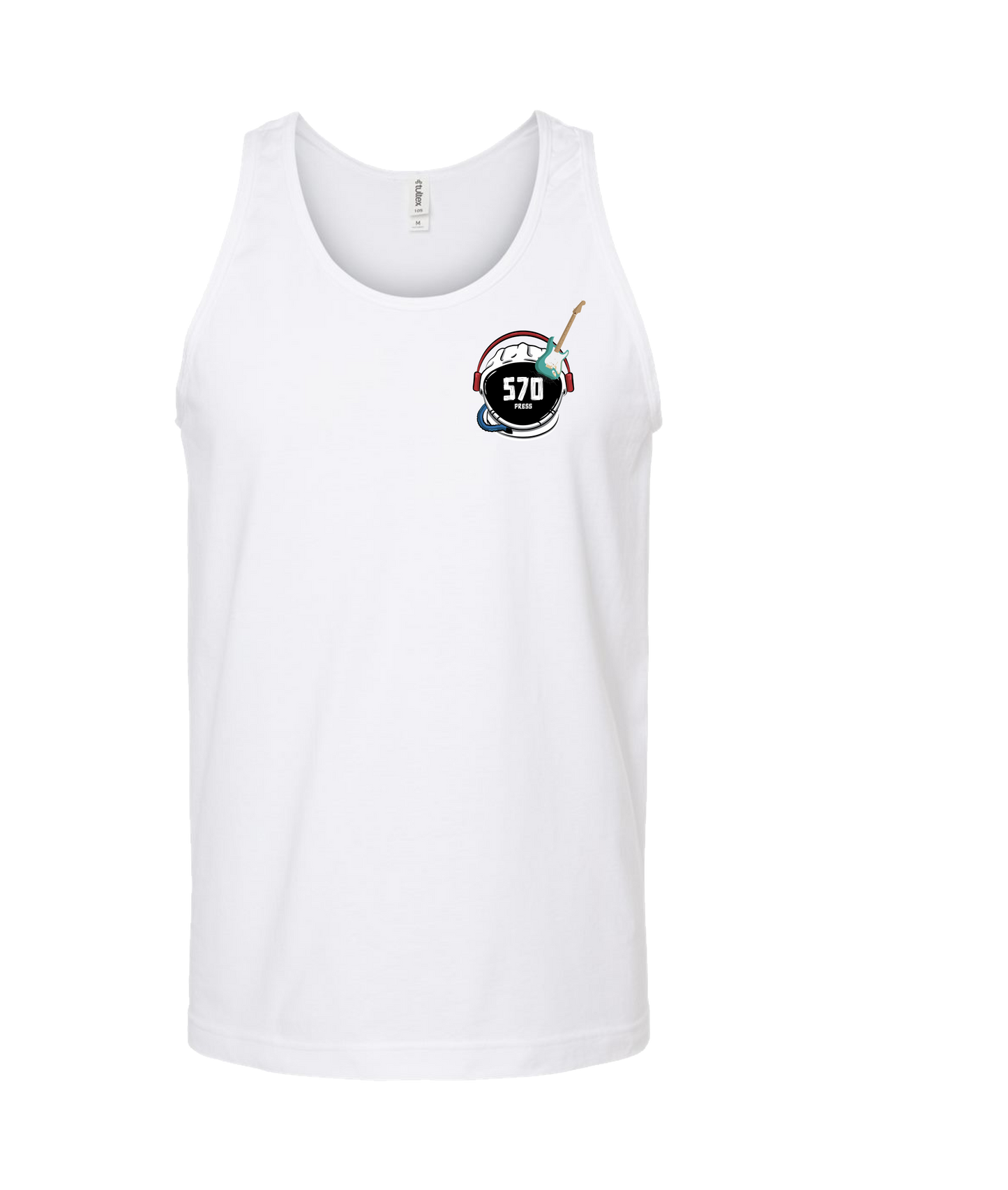 570-Press - Logo - White Tank Top