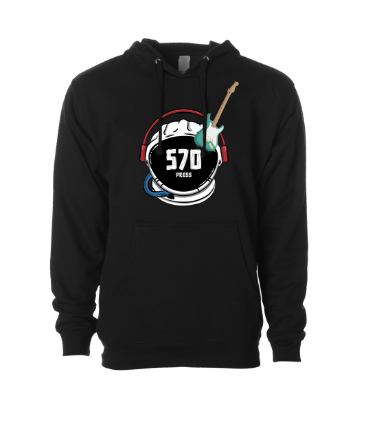 570-Press - Logo - Black Hoodie