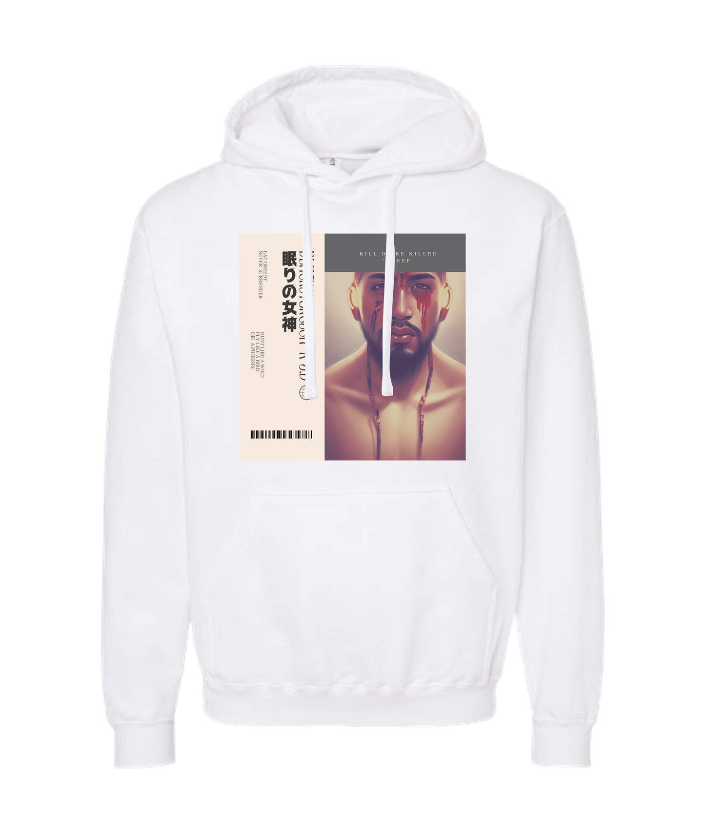 BlackStones817 - Kill or be Killed - White Hoodie