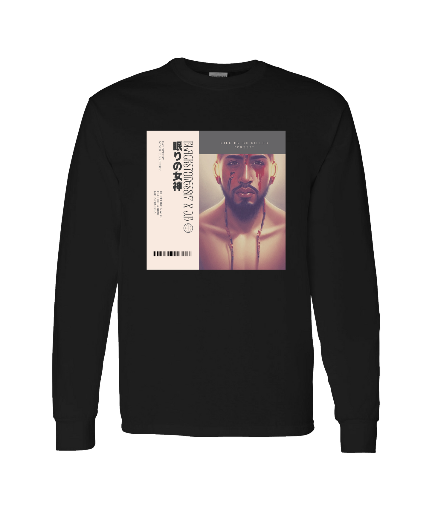 BlackStones817 - Kill or be Killed - Black Long Sleeve T