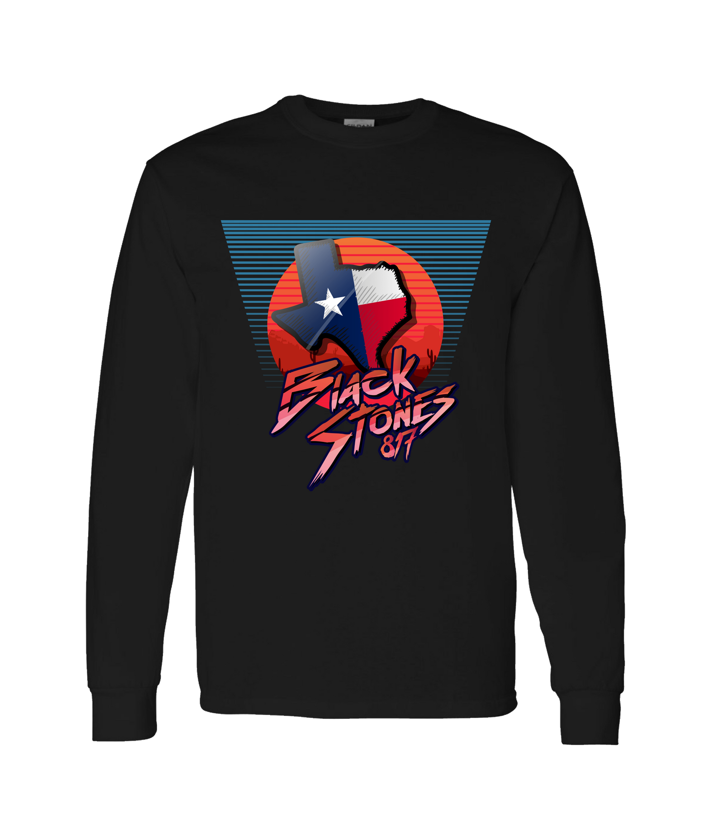 BlackStones817 - TX - Black Long Sleeve T