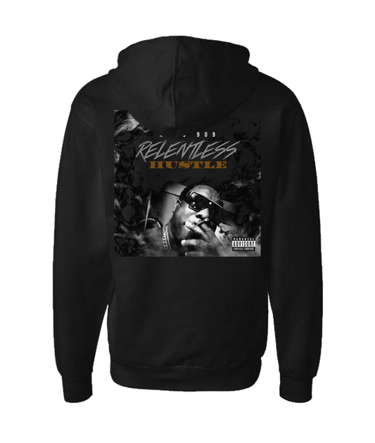KEYS 909 - Relentless Hustle - Black Zip Up Hoodie