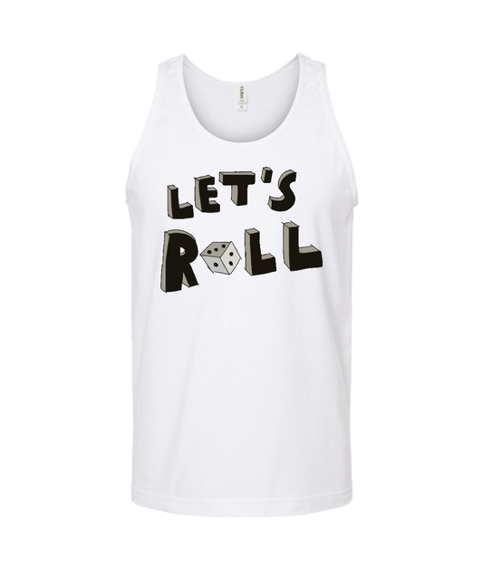 985Chris - Let's Roll - White Tank Top