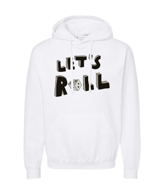 985Chris - Let's Roll - White Hoodie