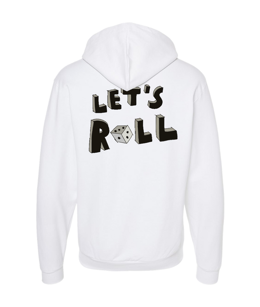 985Chris - Let's Roll - White Zip Up Hoodie