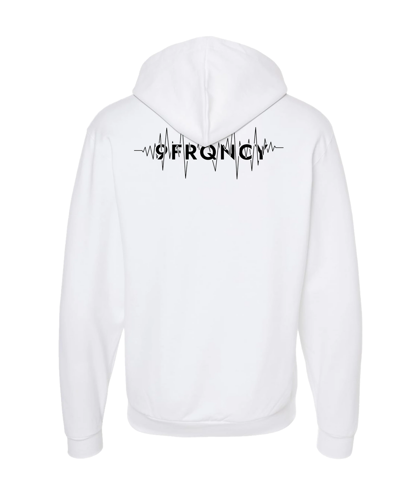 9frequency
- Logo - White Zip Up Hoodie