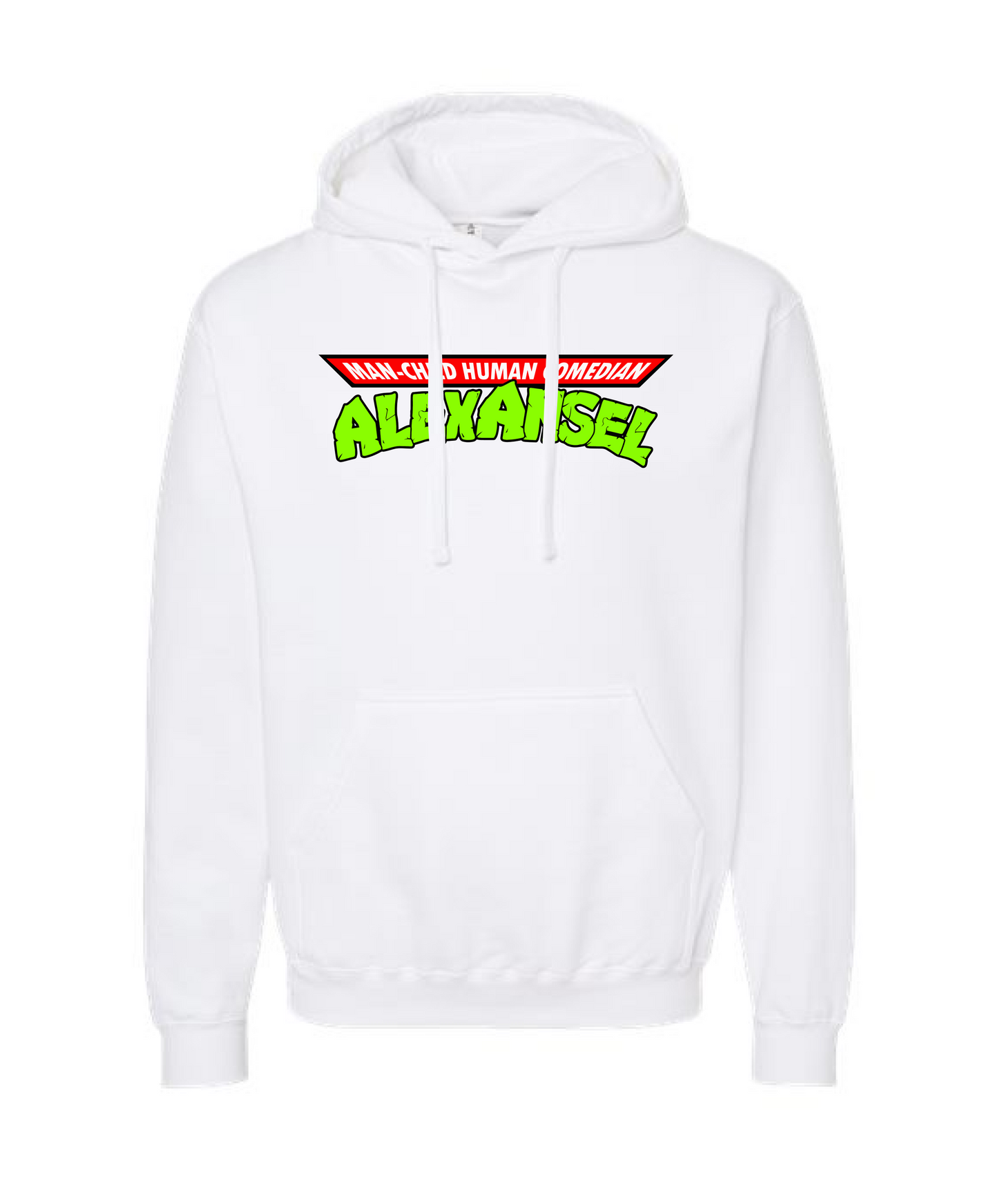 Alex Ansel - Man-Child Human Comedian - White Hoodie