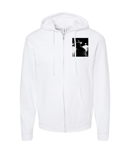 Andy Crosby Music - Holy Vices - White Zip Up Hoodie