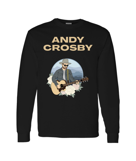 Andy Crosby Music - 2 - Black Long Sleeve T