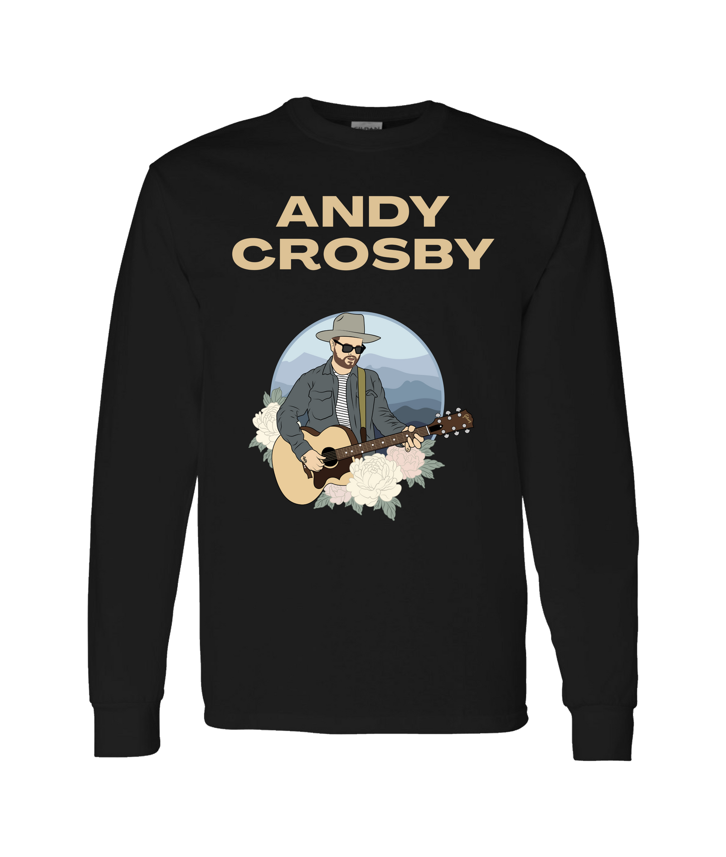 V-ACMTOP - 2 - Black Long Sleeve T