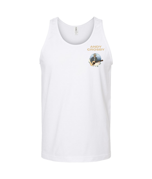 Andy Crosby Music - 2 - White Tank Top