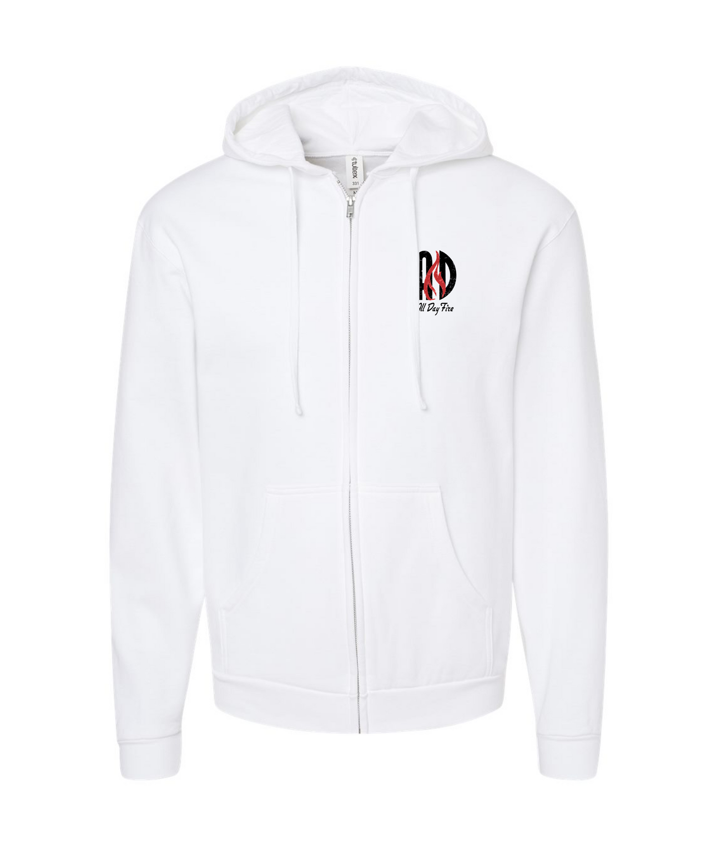 All Day Fire Logo White ZHood
