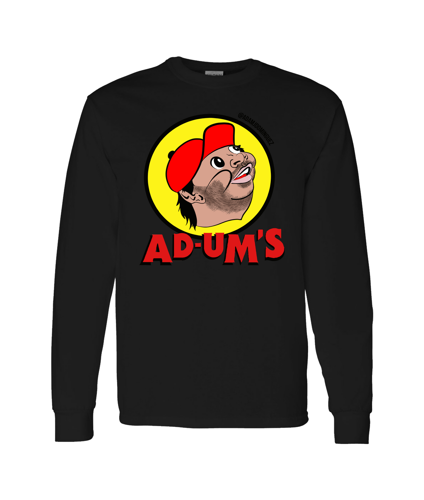 Adam Dominguez - AD-UM'S - Black Long Sleeve T