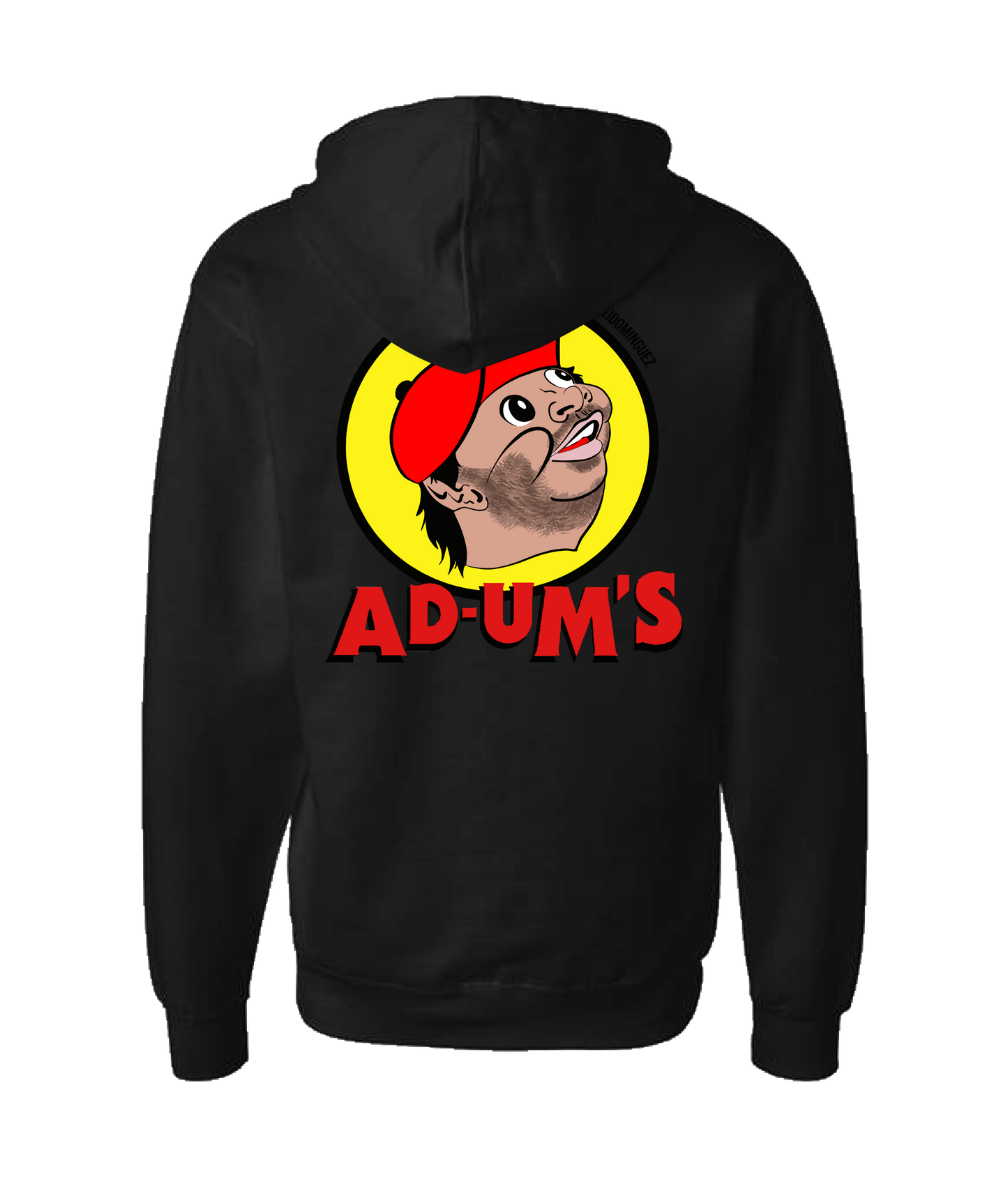 Adam Dominguez - AD-UM'S - Black Zip Up Hoodie