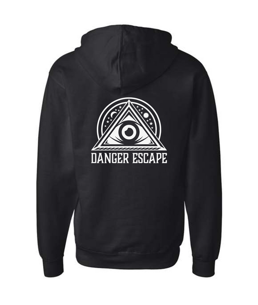 Danger Escape Eye Zip Up Hoodie