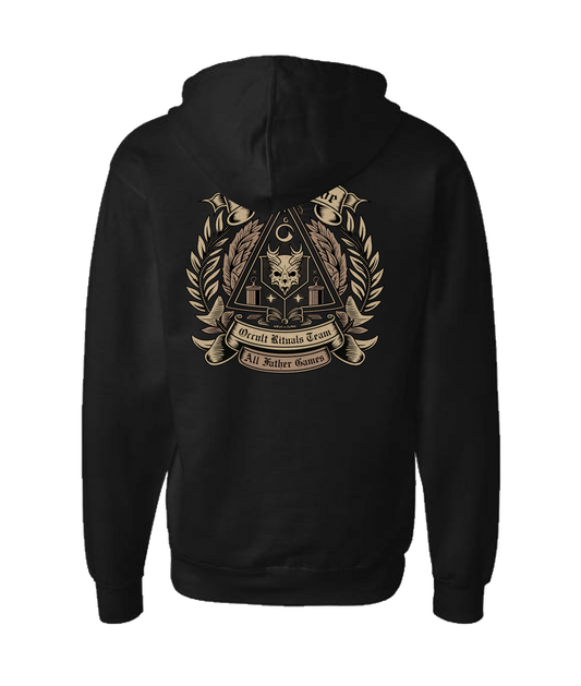 All Father Games - SHADY GROVE - Black Zip Up Hoodie