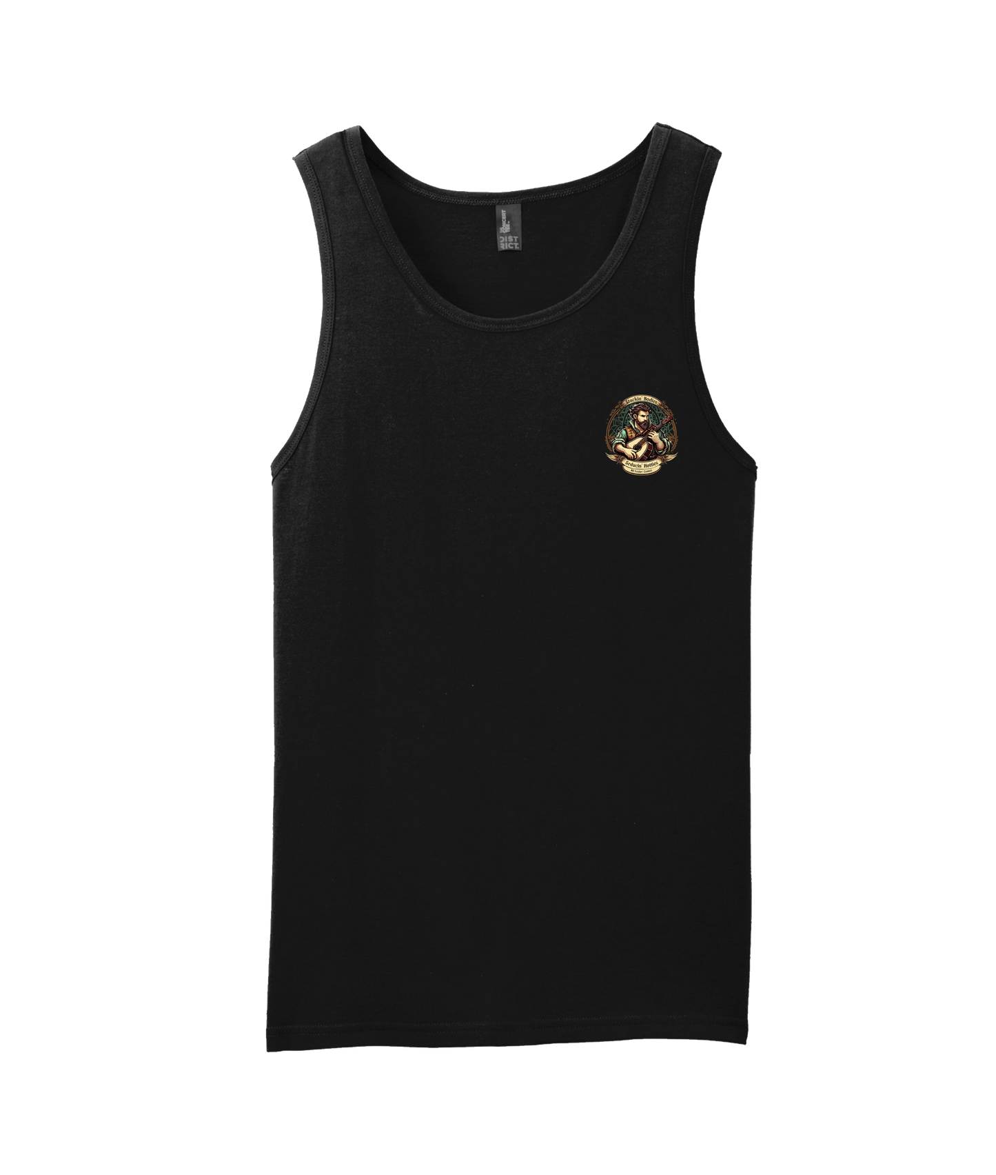 V-AFGTOP - STACKIN' & SEDUCTIN' - Black Tank Top