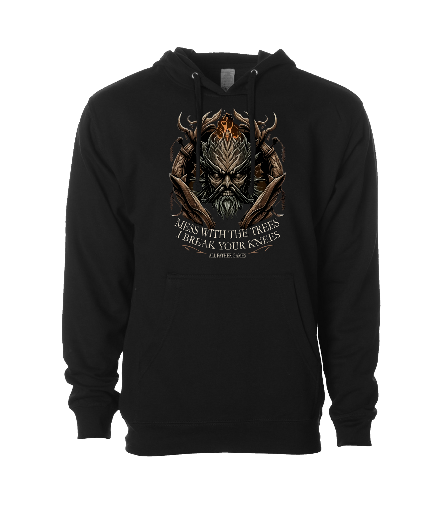 V-AFGTOP - DON'T MESS WITH TREES - Black Hoodie