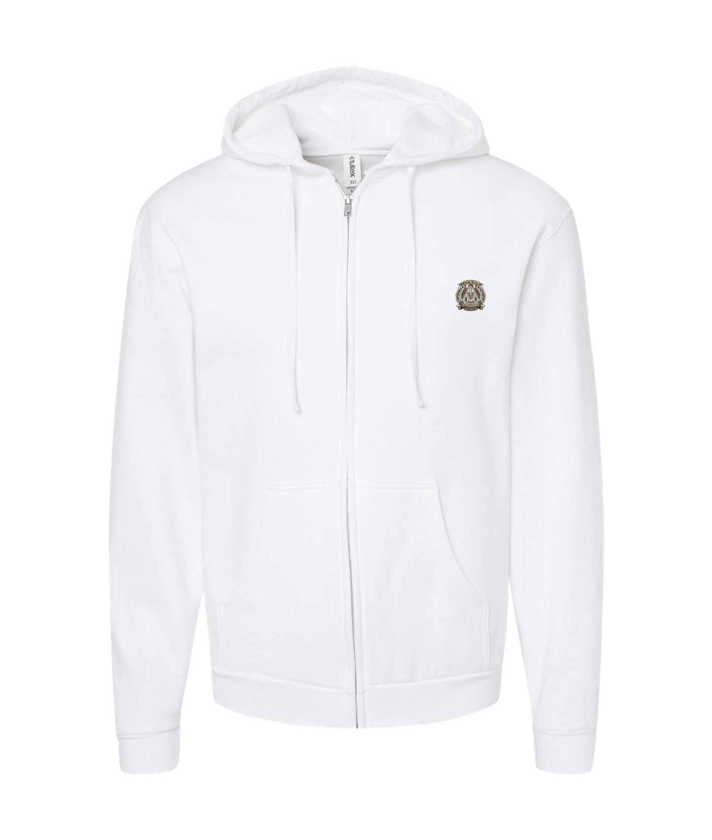 All Father Games - SHADY GROVE - White Zip Up Hoodie