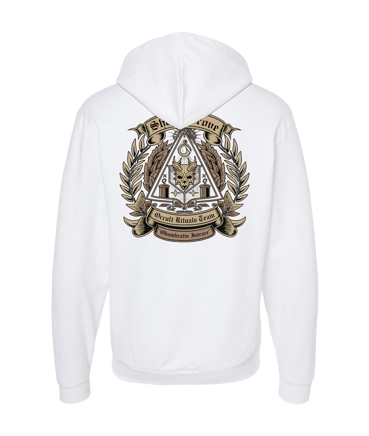 V-AFGTOP - SHADY GROVE - White Zip Up Hoodie