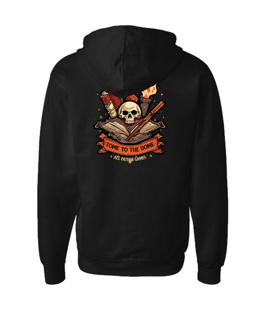 All Father Games - TOME TO THE DOME - Black Zip Up Hoodie