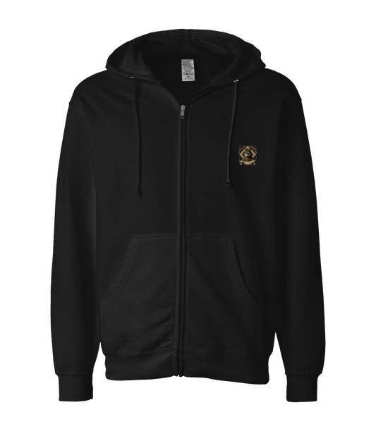 All Father Games - LORE HOUND - Black Zip Up Hoodie