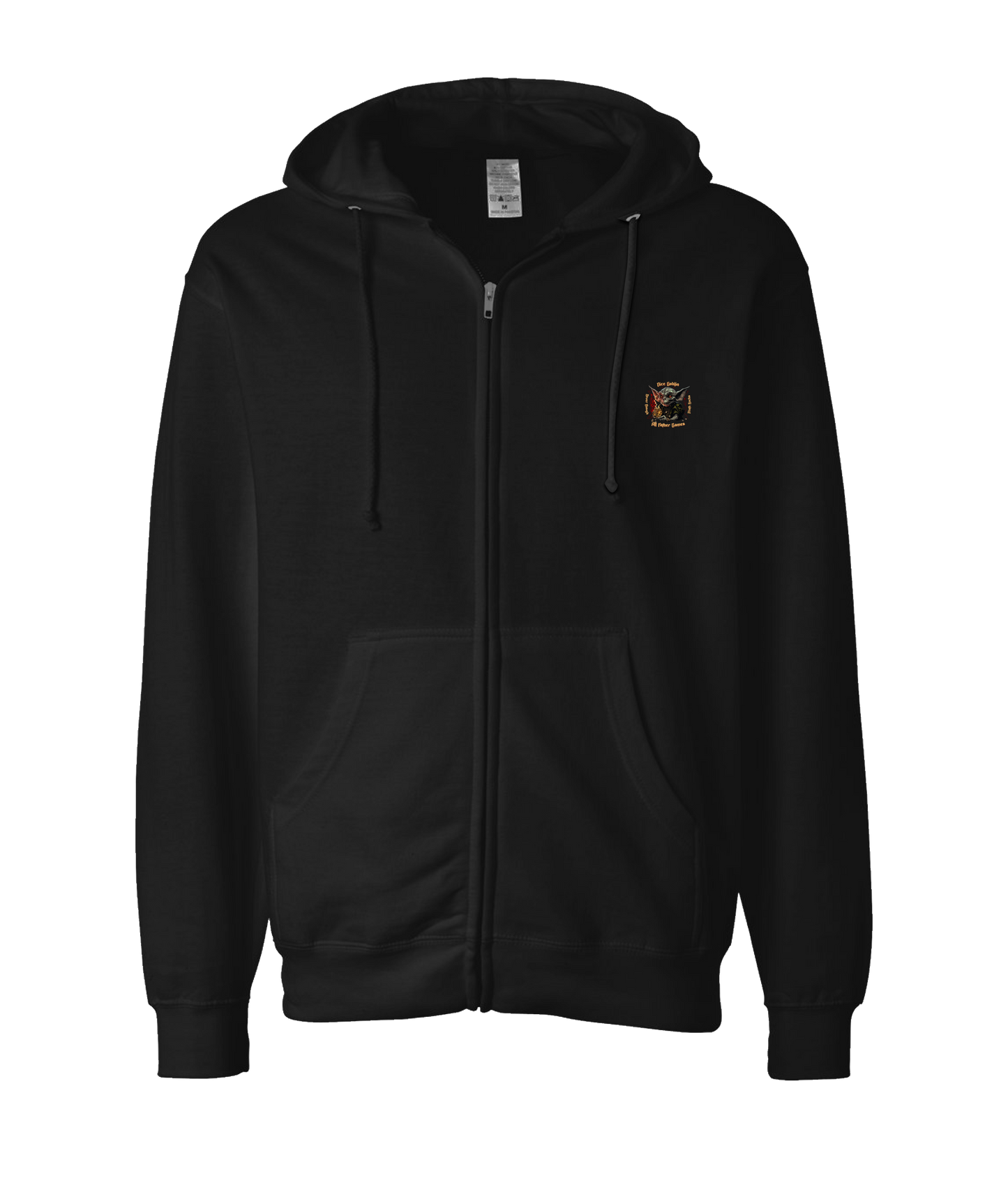 All Father Games - DICE GOBLIN - Black Zip Up Hoodie