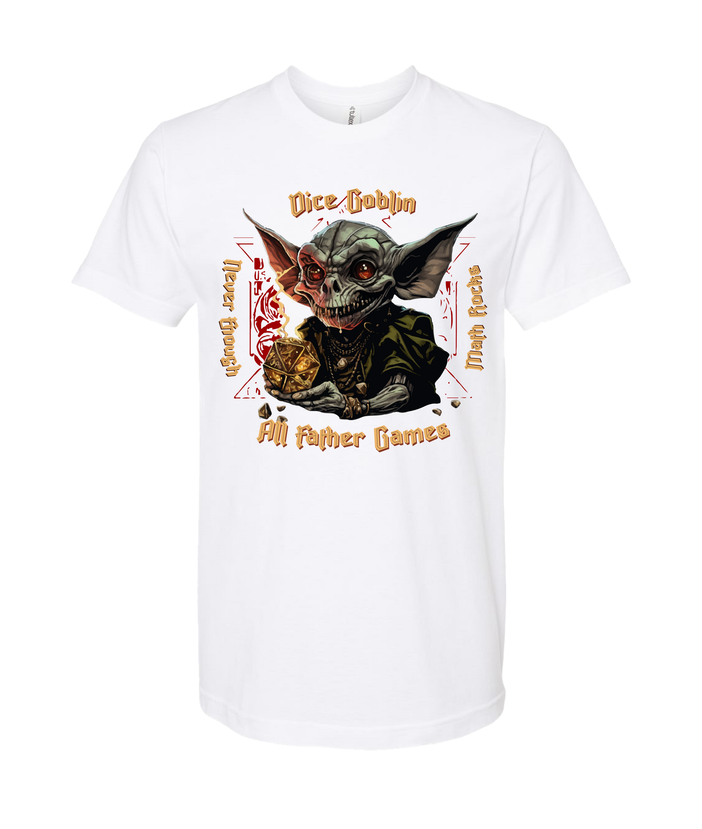 All Father Games - DICE GOBLIN - White T-Shirt