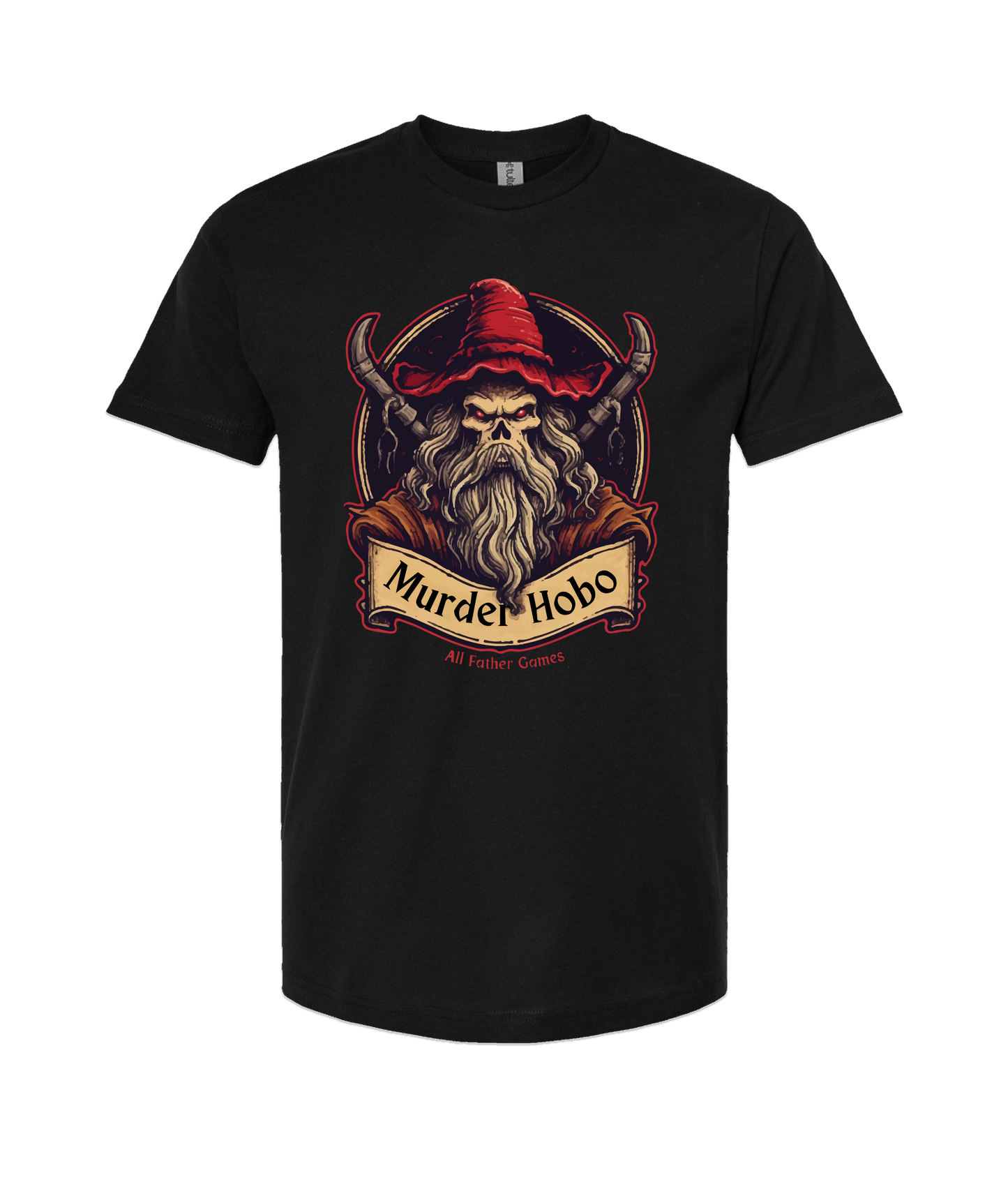 V-AFGTOP - MURDER HOBO - Black T-Shirt
