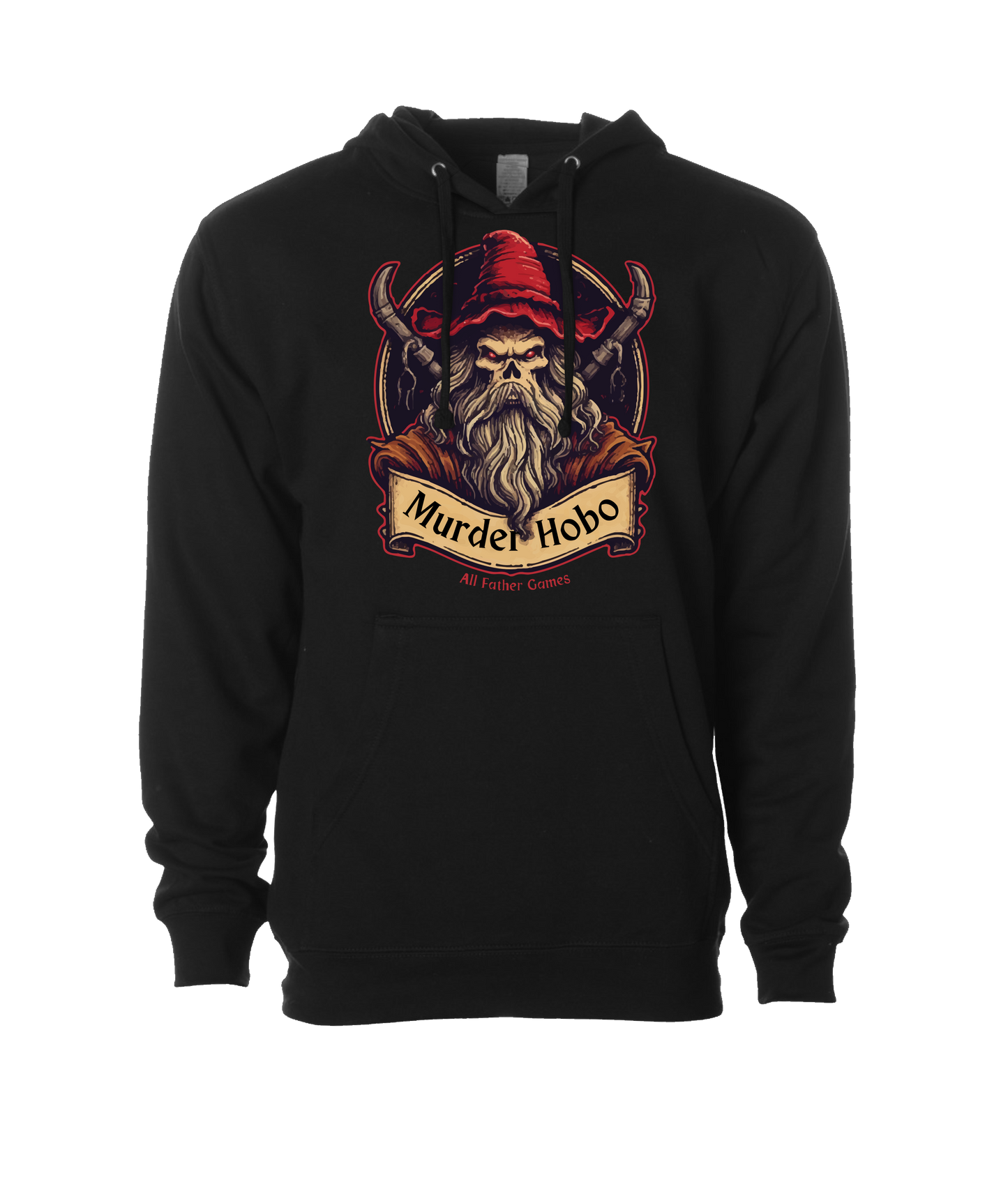 All Father Games - MURDER HOBO - Black Hoodie