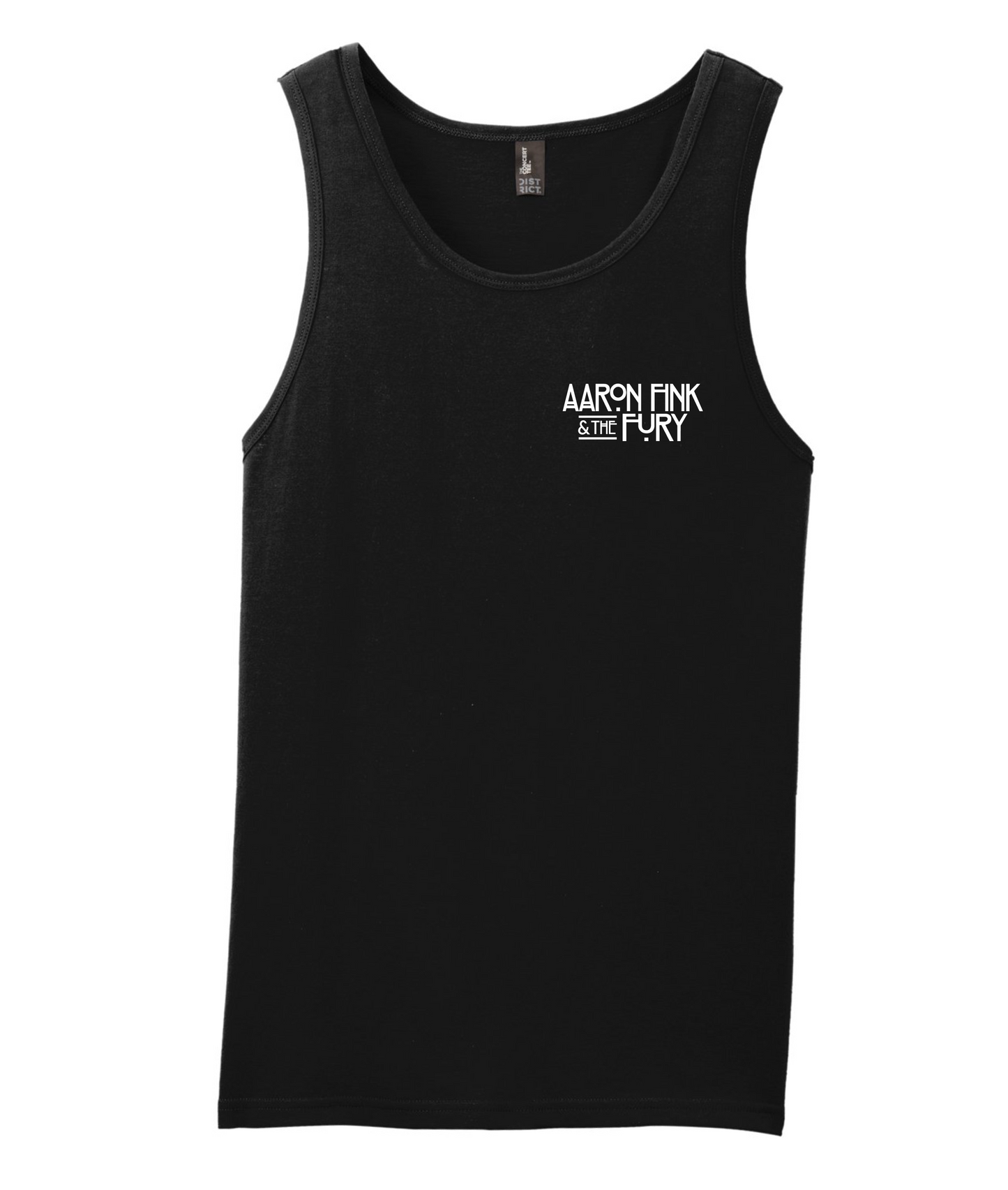Typographic Logo - Black Tank Top