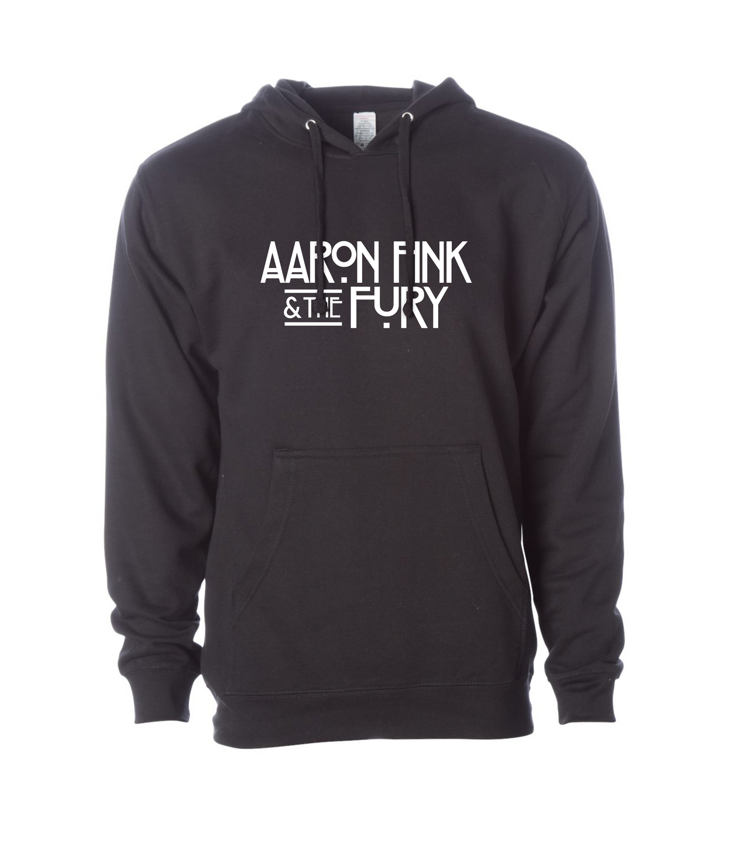 Typographic Logo - Black Hoodie
